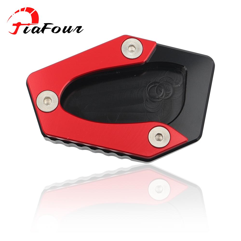 

Fit For Speed Twin 900 Street Twin 900 Street Cup 900 Side Stand Pad Plate Kickstand Enlarger Support Extension красный