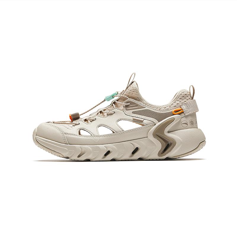 Anta Kids River Walking Synthetic Leather Fabric Trendy Comfortable Versatile Outdoor Water Shoes Breathable Non-Slip Low-Top Sandals 312526907