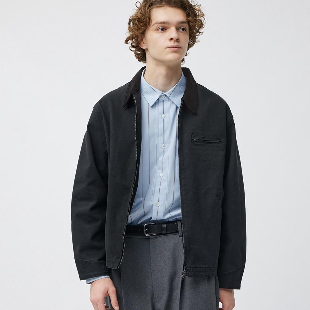 

Хлопковая рабочая куртка GU by Uniqlo NT+E со сборкой