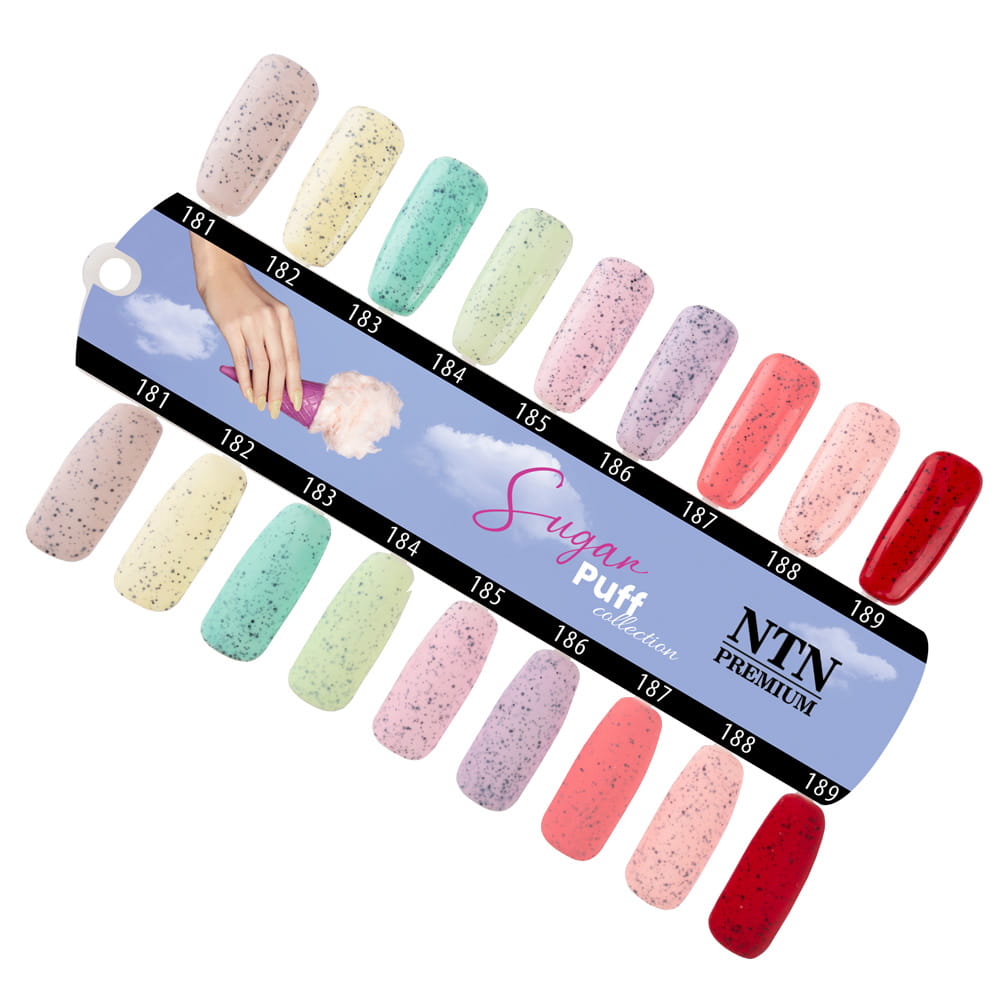 Lakier Hybrydowy Led/Uv Gel Polish Ntn Premium Sugar Puff Collection Nr 185 5 G