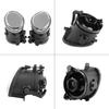 1 Pair Car Driver Left Right Front Bumper Fog Lights Lamp For 3 Series E39 E46 M3 2001‑2006
