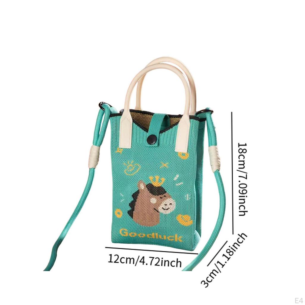 Crossbody Bag Shoulder Mini Phone Handbag with Festive Design And Polyester Material