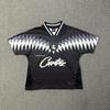 European and American High Street Trendy Brand Alcatraz Sports Short-sleeved T-shirt Football Uniform Breathable Polo Shirt Couple Outfit