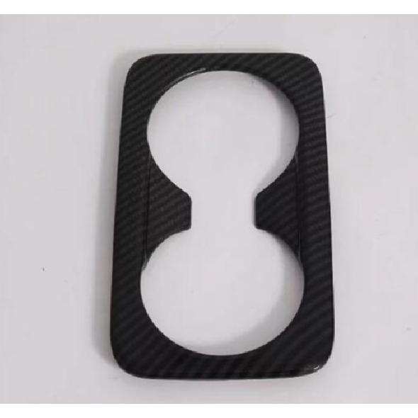 Carbon Fiber Rear Water Cup Holder Frame Cover Trim For - Kia Forte K3
