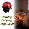 LED Glow Glowing Ladybug Night Light Rare Decorative Item Gift for Kids/Adults