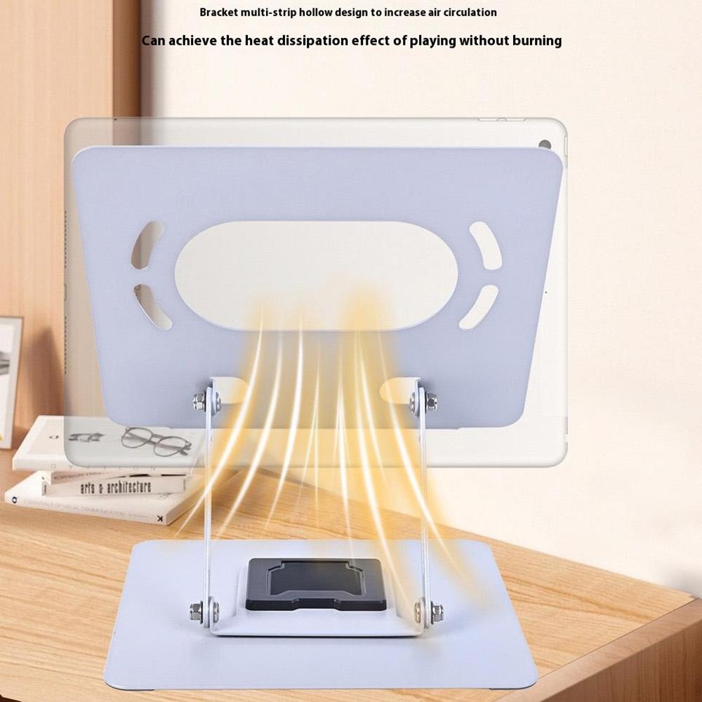 GFX07-T Laptop Holder Cooling Stand Adjustable Height 360 Degree Rotating Carbon Steel Foldable Bracket