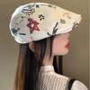 Beret Womens Versatile Hat Featuring Random Graffiti Design Ideal For Spring Summer And