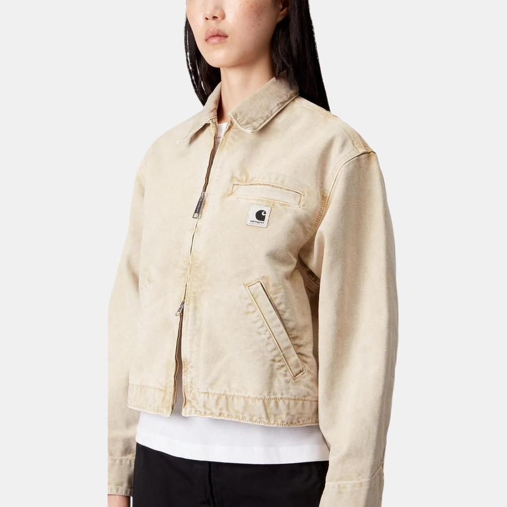 Carhartt WIP FW25 Emery Jacket With Square Hem Label Comfortable Simple Zipper Long Sleeve Jacket Women Jackets I035570-0ME-5F