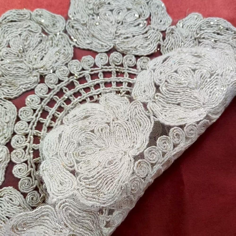 Hollowed-out Lace Placemat Modern Crochet Doilies Decorative Table Place Mats  Wedding Decor