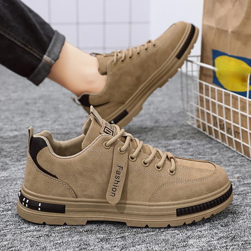 Pantofi pentru bărbați, vară, noi, îmbrăcăminte de lucru, respirabile, pantofi pentru bărbați, versatili, anti-alunecare, sport, ocazional, pantofi de bord, pantofi de protecție a muncii, pantofi pentru bărbați