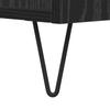Coffee Table Black Oak Effect 102 x 44.5 x 50 cm