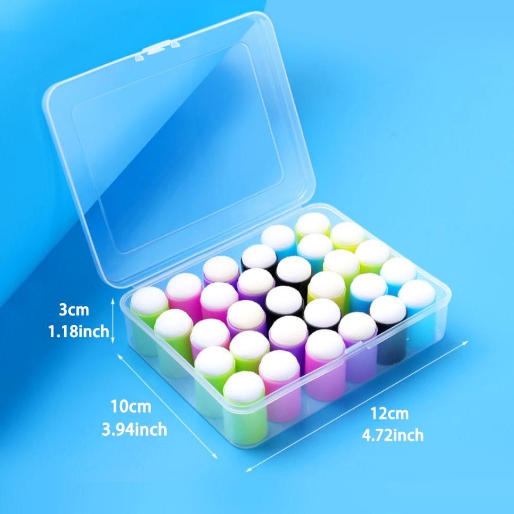 30pcs Inking Staining Dauber Sponge Craft Painting Finger Cot Finger Painting Sponge  Drawing