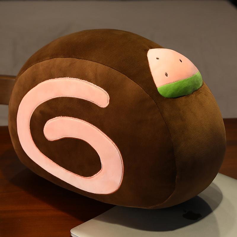 1PC 40cm Nice Simulation Fruit Cake Volume Plush Toy Pillow Office Waist Pad Sleeping Child Comforting Birthday Gift