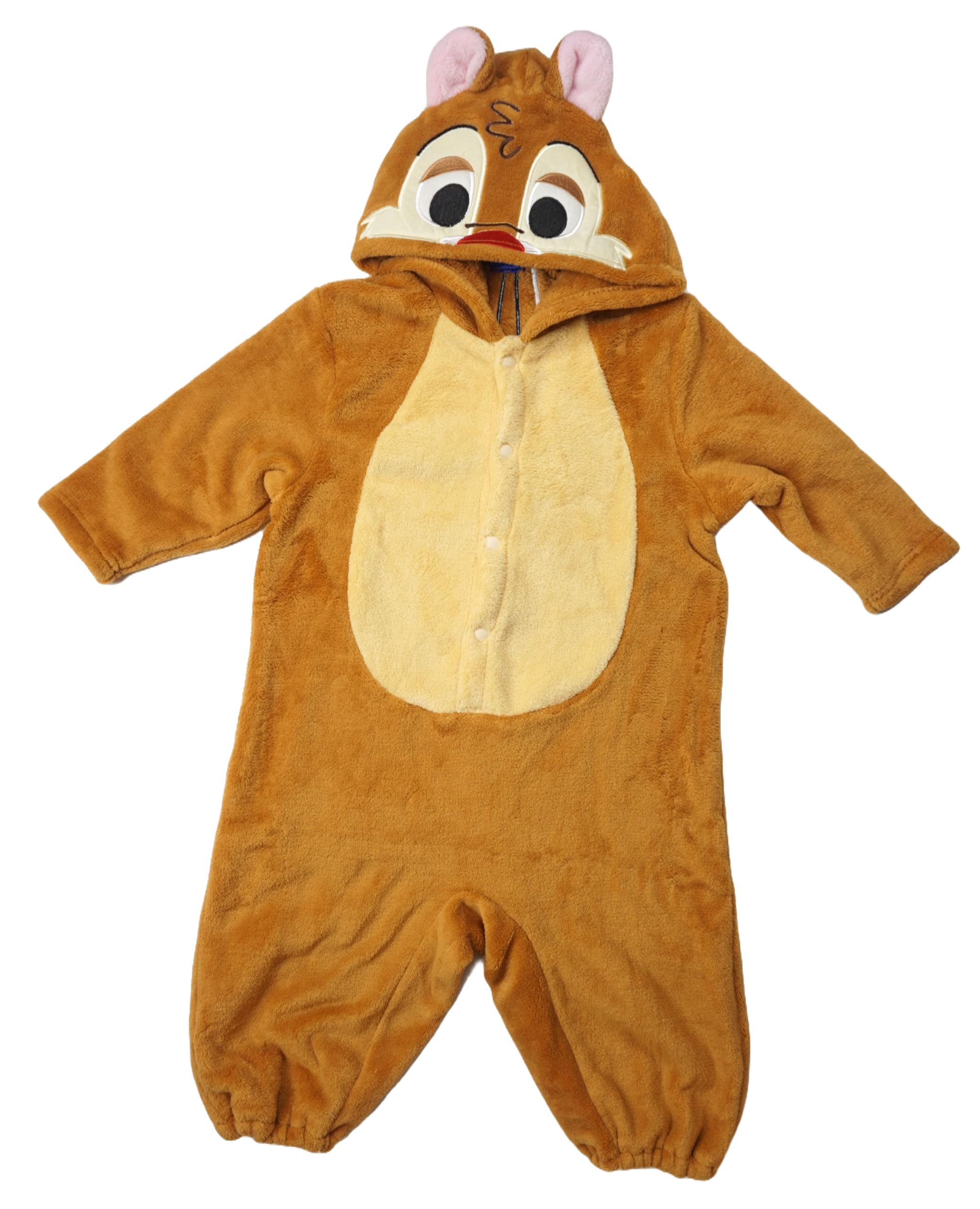 

Кигуруми Кигуруми с капюшоном из пушистого флиса Чип Дейл Олаф Тигра Стич Одежда для мальчиков и девочек [Disney] и для детей