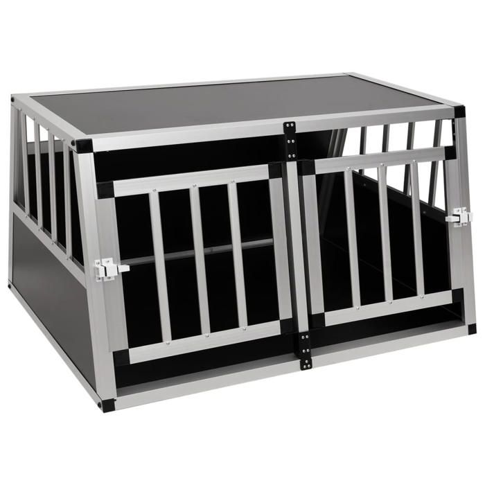 VidaXL Cage pour chien à double porte 89 x 69 x 50 cm 170667
