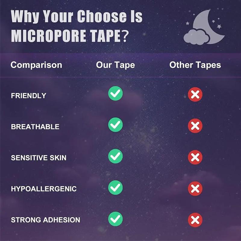 Durable And Safe 30/60/90Pcs Mouth Tape Sleeping Keep Mouth Close Prevent Snoring Gentle Sleep Breath Strips For Home Travel Mouth Tape For Night