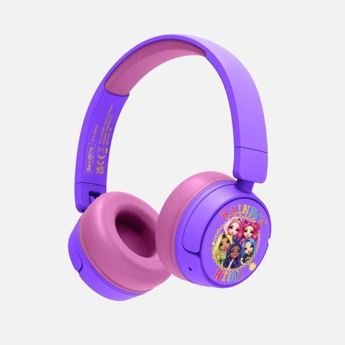 Écouteurs Sans Fil - OTL - Rainbow High - Violet - 24h Autonomie - Protection Sonore