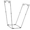 Robust Metal Leaf Bag Holder For 30-45 Gallon Garden Waste Flexible Frame Outdoor Trash Storage