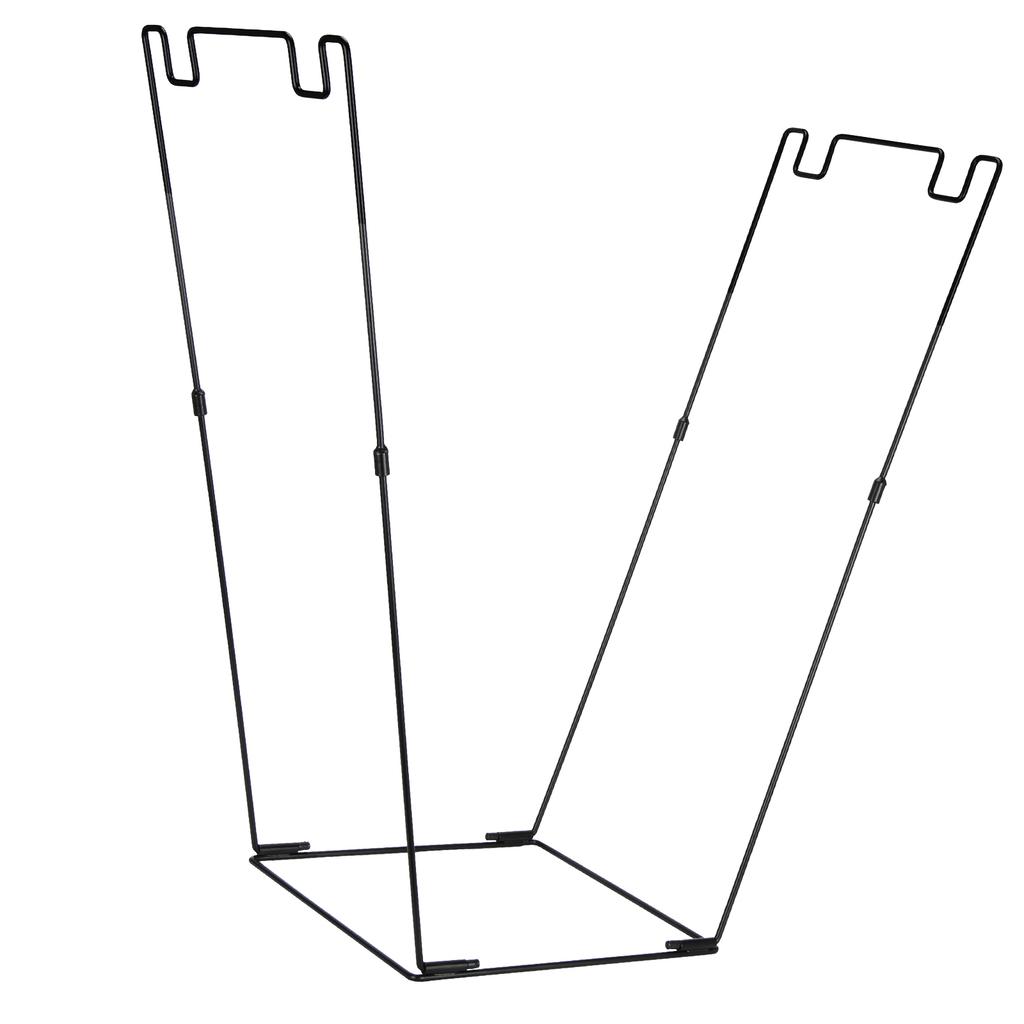 Robust Metal Leaf Bag Holder For 30-45 Gallon Garden Waste Flexible Frame Outdoor Trash Storage