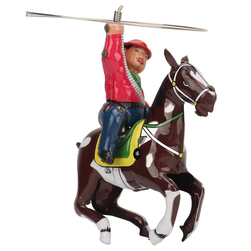 Clockwork Vintage Figure Toy Cowboy Theme Wind Up Ornament Toy Personalized Decoration for Kids