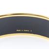 HERMES EmailGM Bangle Shippo Horse Red Plated Gold 33.4g Women Used