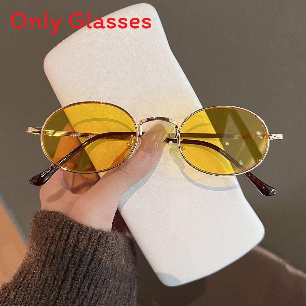 Vintage Oval Sunglasses With Uv380 Protection For Women Sun Protection And Fashion Accessory