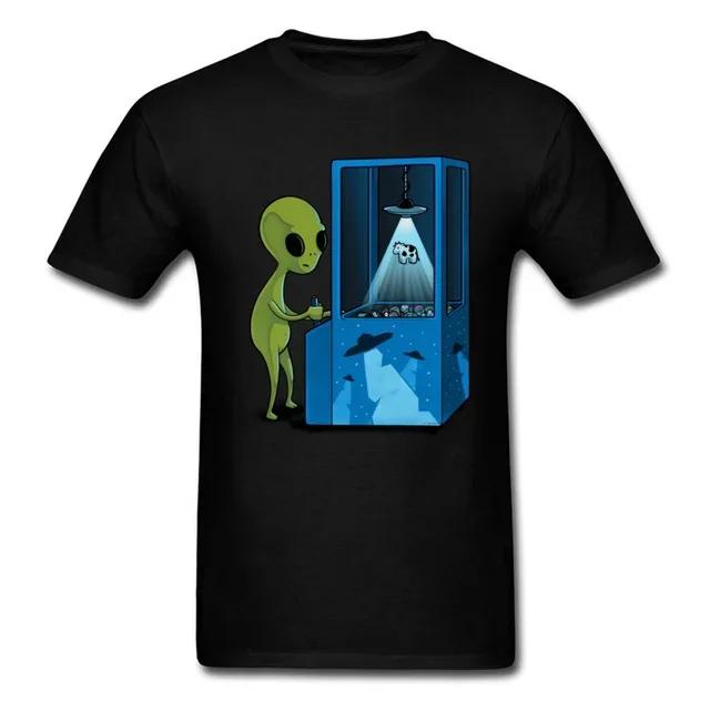 Funny UFO Alien Tshirts Women Heel Home Men Tshirt Fashion Graphic Adult Clothing Shirt Harajuku Casual Street Tops Ropa Mujer
