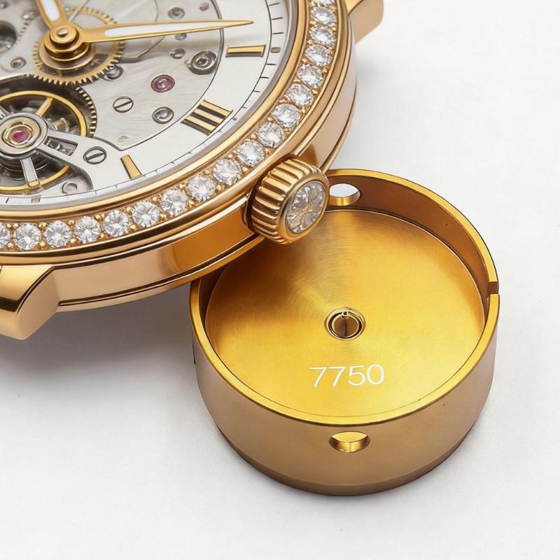 Lightweight 23g Watch Movement Stand Sturdy Alloy Steel Watch Movement Adapter For DIY Watch Making