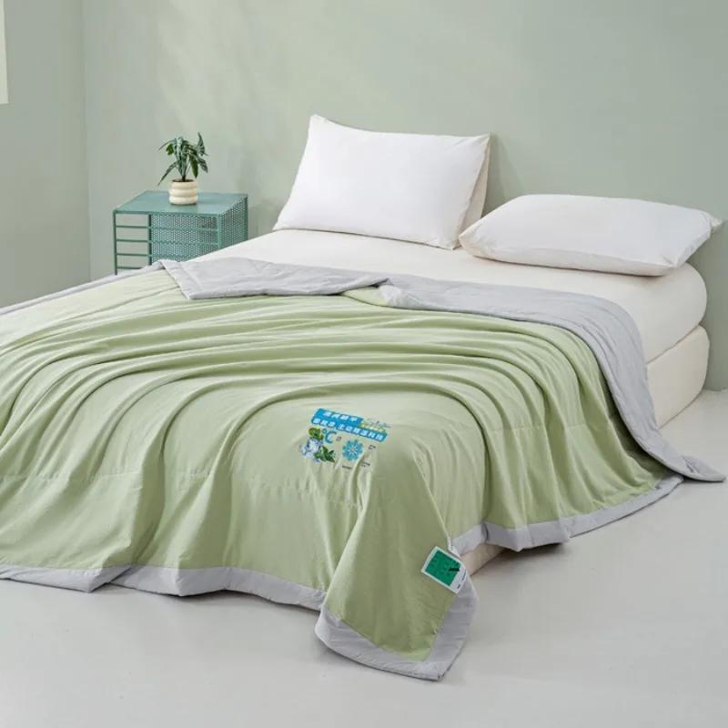 

новый класс А легкая роскошь вязаный прохладный летний плед машинная стирка кондиционер плед стираный ледяной шелк летний прохладный плед 150x200cm 1pcs