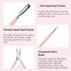 4Pcs Set Nail Enhancement Dead Skin Remover Push Scissors, Stainless Steel Cuticle Pusher Nippers Corrector Tool Manicure Pedicure Care Kit