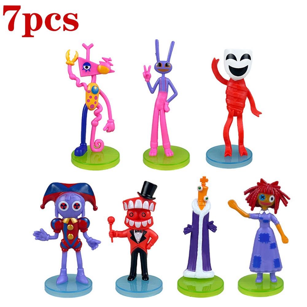6-12Pcs Cartoon Characters Figura Model PVC The Amazing Digital Circus Anime Action & Toy Figures For Kids Birthday Gift