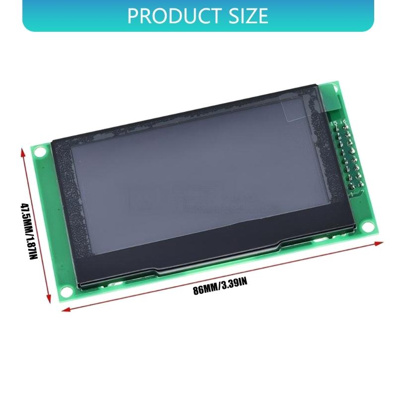 2.7inch LED Display Module 128x64 High Resolution SPI Interface Display Module Replacement for Development Application
