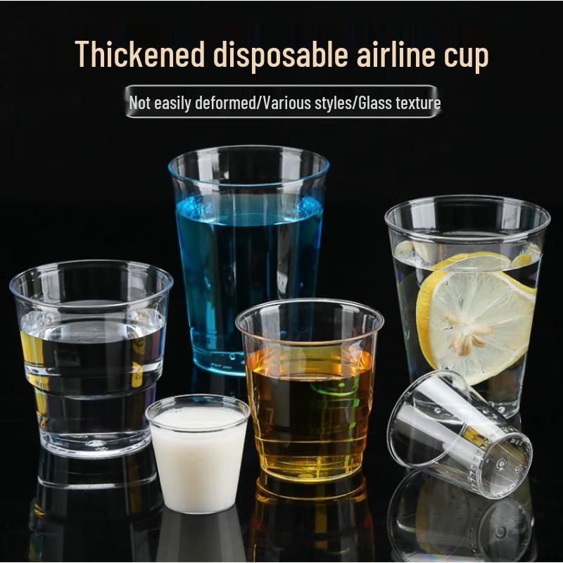 Thickened Transparent Disposable Plastic Cups