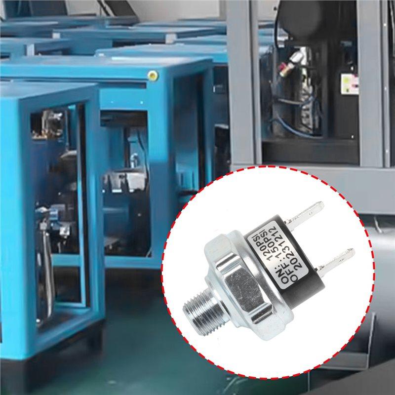 CYCLI-For Air Tanktrainair Tank Connection Pressure Switch 12/24V Compressor A:170-200PSI-1/4NPT/B:120-150PSI-1/8NPT