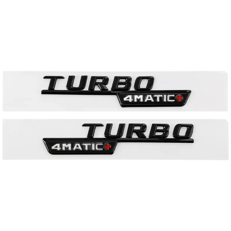 Hot 2025 3D ABS Car Fender Badge For Mercedes BENZ CLA45 GLA45 X156 A45 C117 X247 GLE53 Turbo AMG 4MATIC Emblem Logo Sticker Acc