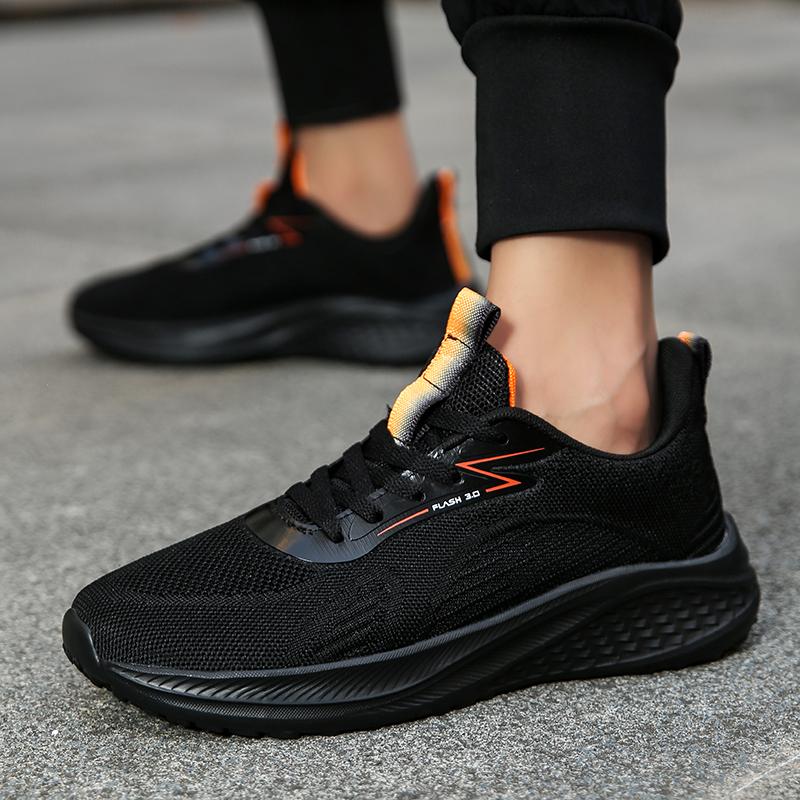 Men'S Running Shoes Summer Mesh Outdoor Hiking Soft Sole Lightweight Training Breathable Casual Jogging Shoes Tenis Masculino