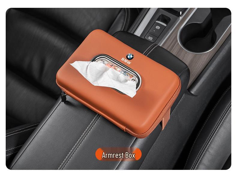 Compatible Tissue Box for Wuling Cars: Hongguang, Rongguang, Kaijie, Xingchen, Xingchi, and Bingo. Easily hangs on armrests.