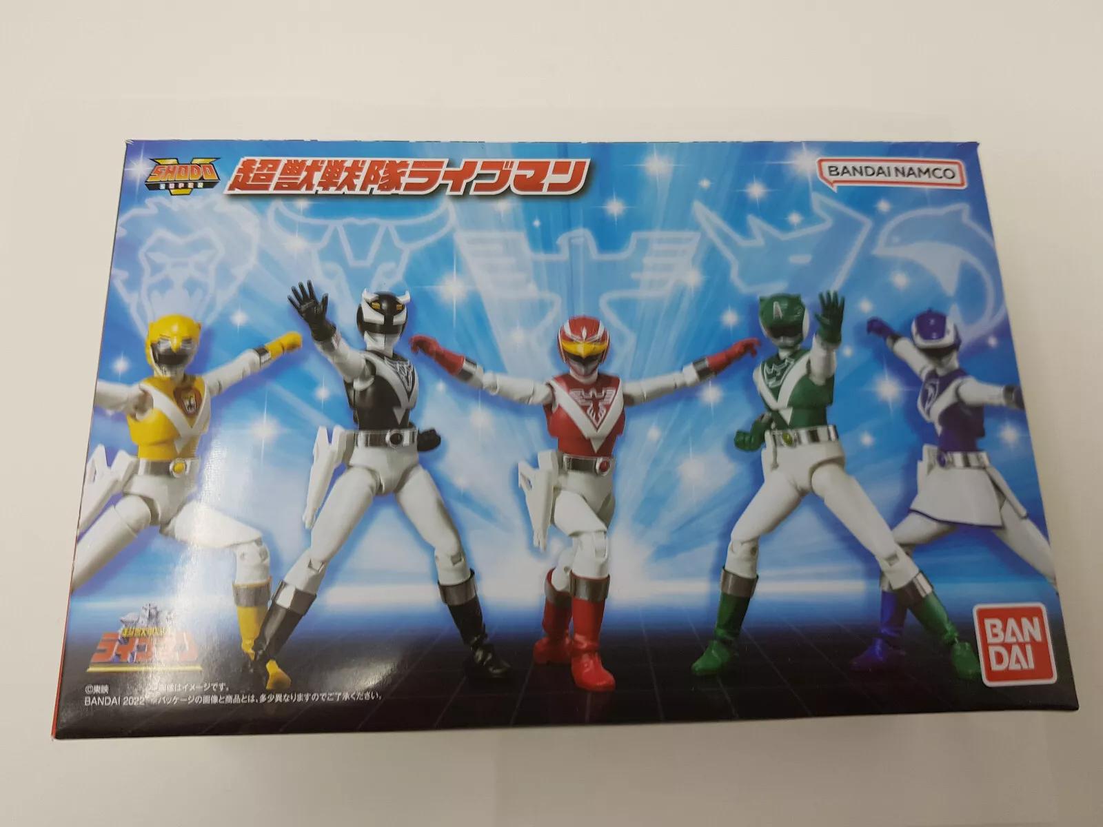

[НОВИНКА] Премиум Bandai SHODO SUPER Chouju Sentai Liveman Фигурка Набор Фигурка Power Rengers