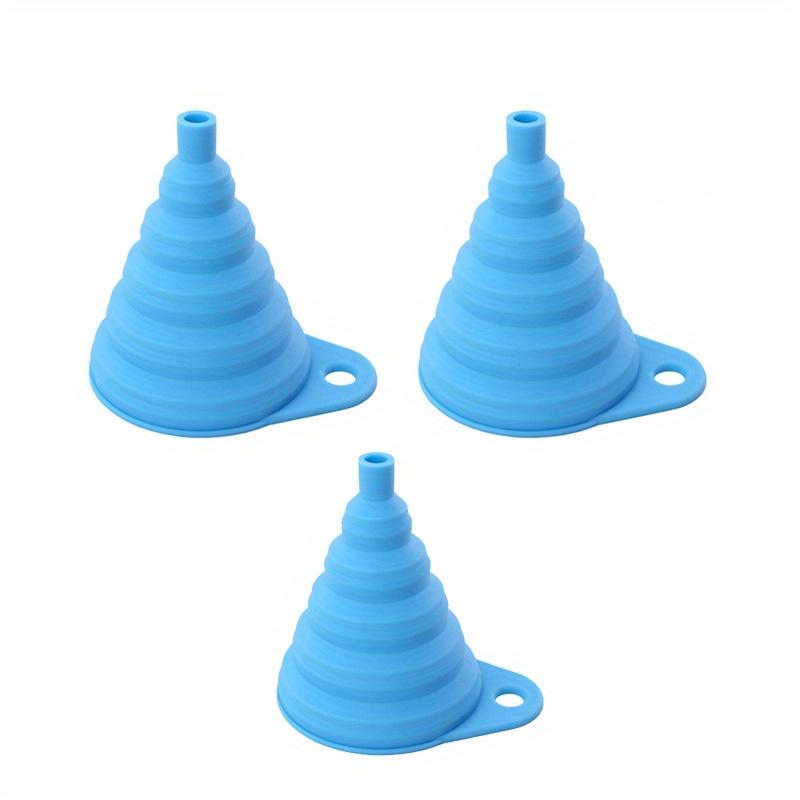 3pcs Foldable Telescopic Funnel - Perfect for Home Kitchen & Outdoor Camping!