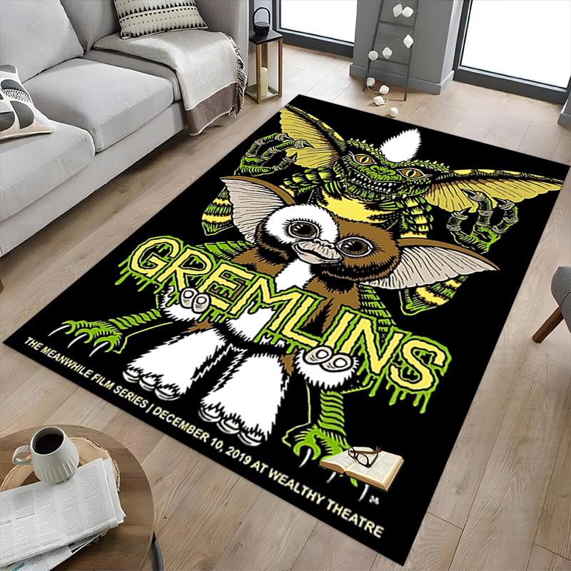 1pc GREMLINS WEALTHY Carpet, Office Rug Outdoor Mat Home Decor Area Carpet Festival