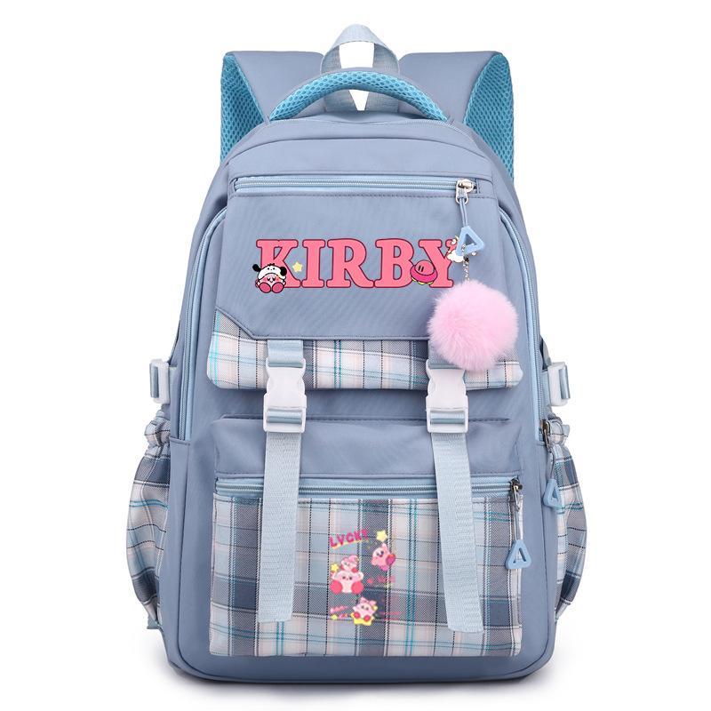 Super cute star card than high-value cartoon peripheral backpack for men and women, large-capacity weight reduction student schoolbag