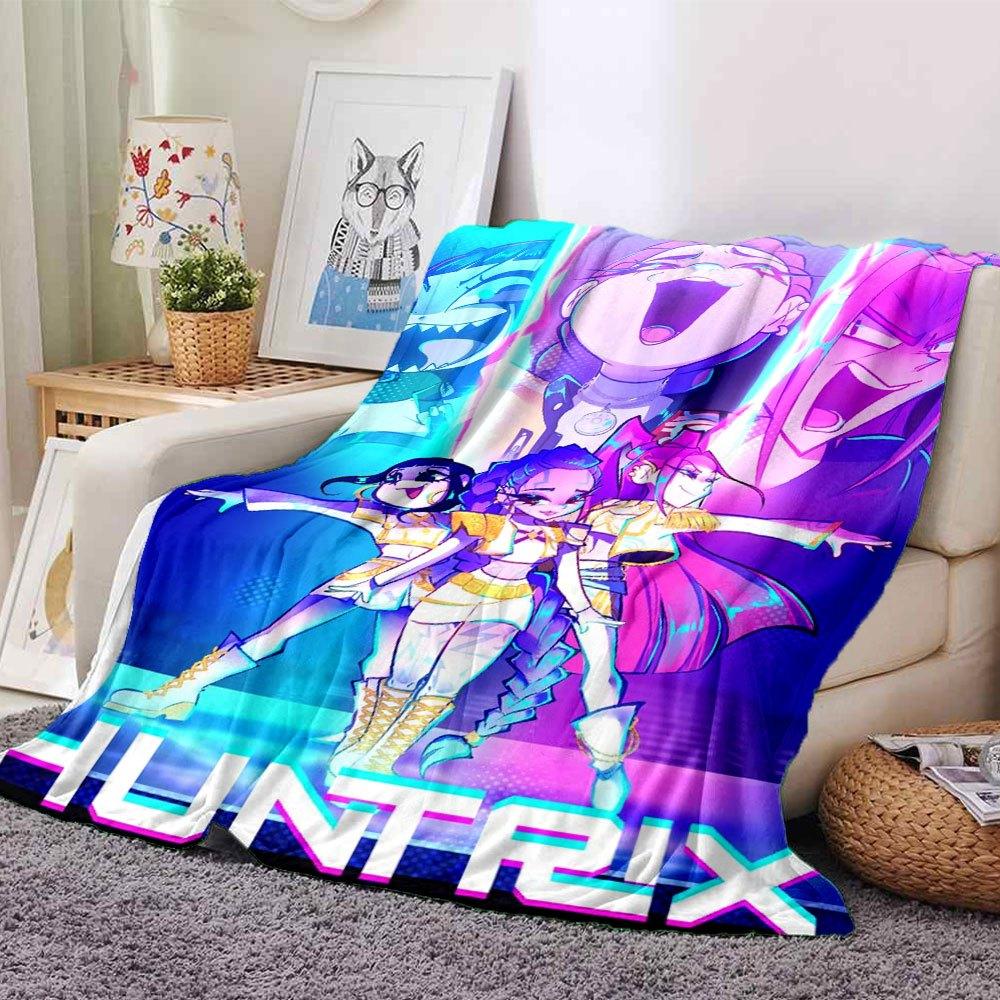 

1pc Hunter X Kopo group - Themed Flannel Blanket - Suitable for Bed, Home Decor, Graduation Gifts, Easter, Back to School, ChristmasA81 80cmx120cm(31inx47in)