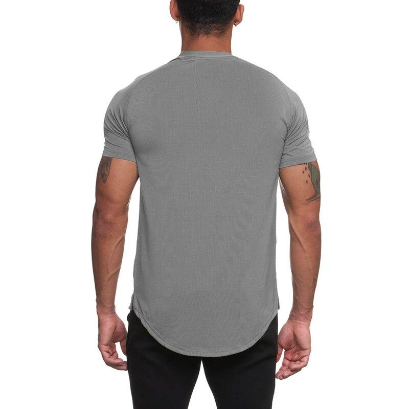 Tricou cu mânecă scurtă, cu decolteu în V, cu mânecă scurtă, respirabil, pentru antrenament de box, pentru bărbați, fitness, sport, imprimat