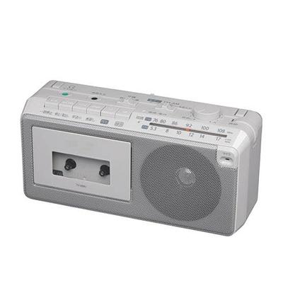 [Hergestellt in Japan!] Einfacher Radio-Kassettenrekorder TY-XKR1(H.) - 1 Stück [Enthält 1 LR41H Knopfzelle]