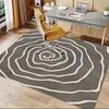 1PC Spiral Pattern Anti-slip carpet, suitable for Office, bedroomand playrooms. It can also be used as a sofa footrest cover-W36
