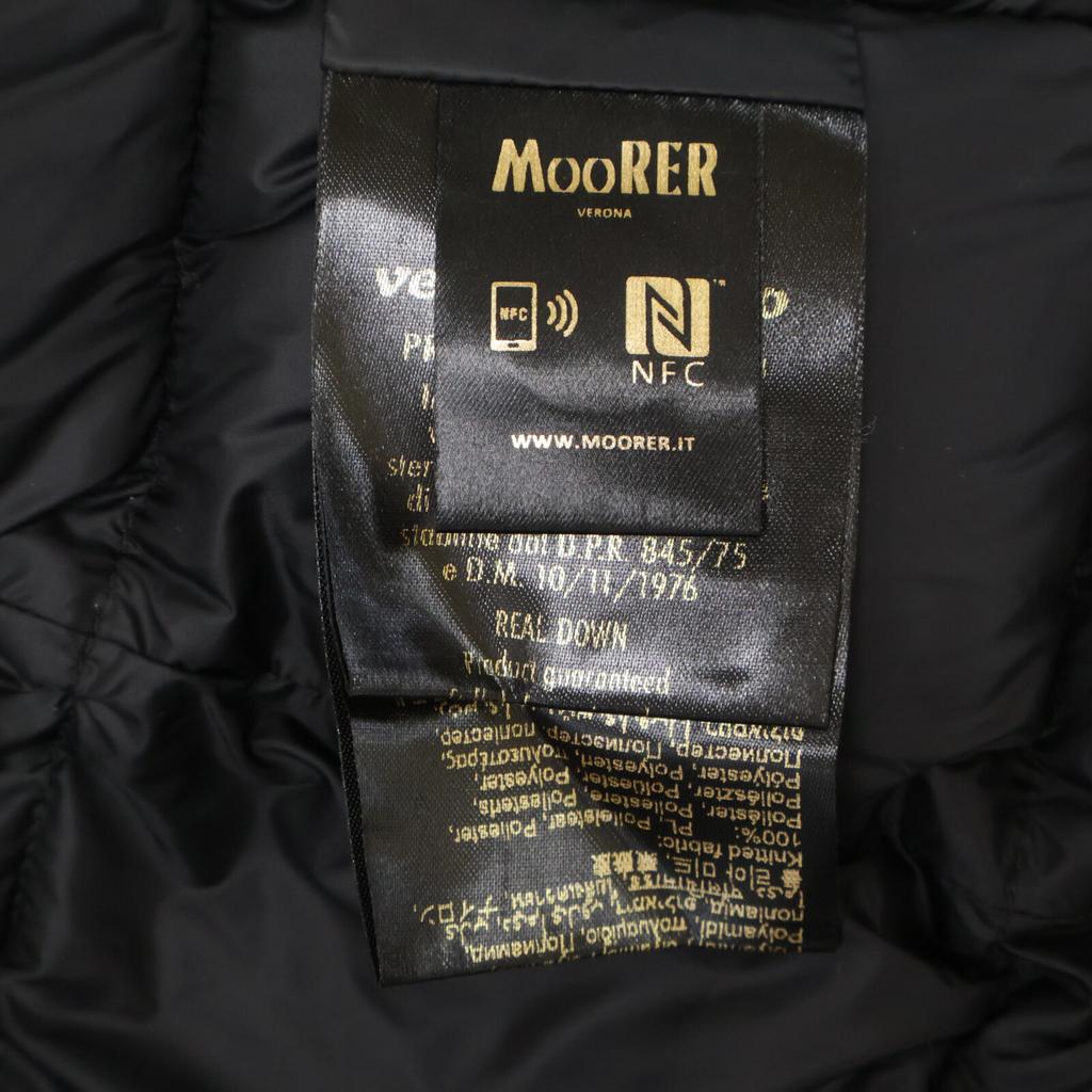 MOORER [Good Condition] BRETT-SH Hooded Down Jacket Jacket 44 blackUsed
