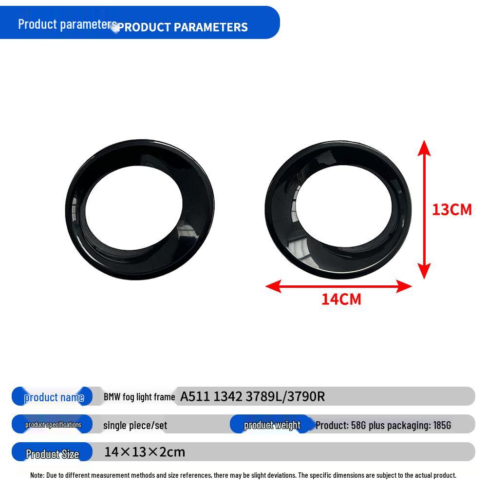 

BMW X3 E83 Fog Light Frame LCI Facelift 2007-2010 (Left: 51113423789, Right: 51113423790) Left