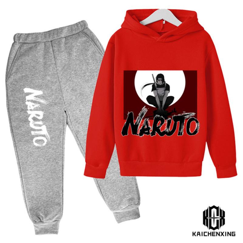 Cool Naruto Sports Suit Anime Hoodie Essential Children's Wear Men's Suit New Men's Suit Men's Fashion Suit Couple Hoodie