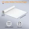 Bagana US Letter Thermal Printer Paper 8.5 x 11 Inch 4 Rolls Multipurpose Inkless Rolled Thermal Printing Paper Compatible with Letter Portable