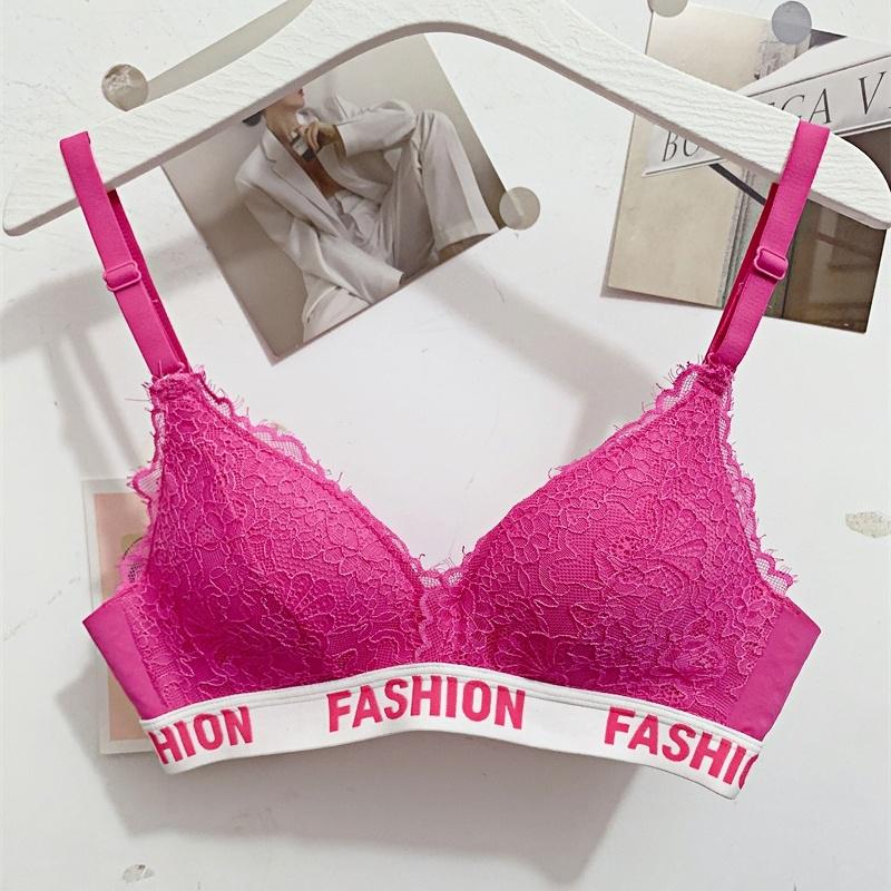 Summer Lace Push-Up Wireless Bra: Enhances Small Chest, Anti-Sag Support, Sexy Triangle Cup Design